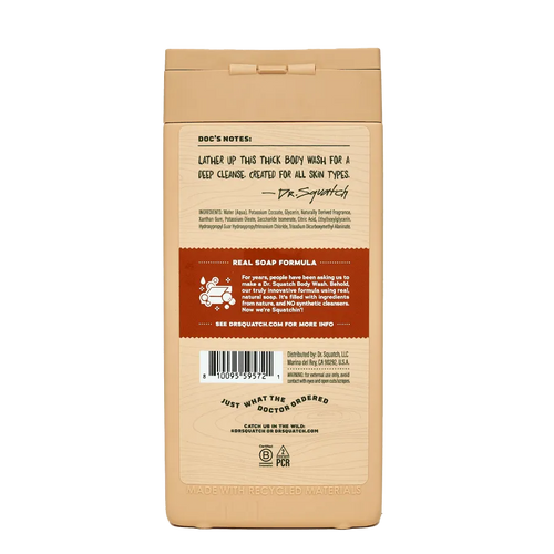 14 oz Wood Barrel Bourbon Exfoliating Body Wash