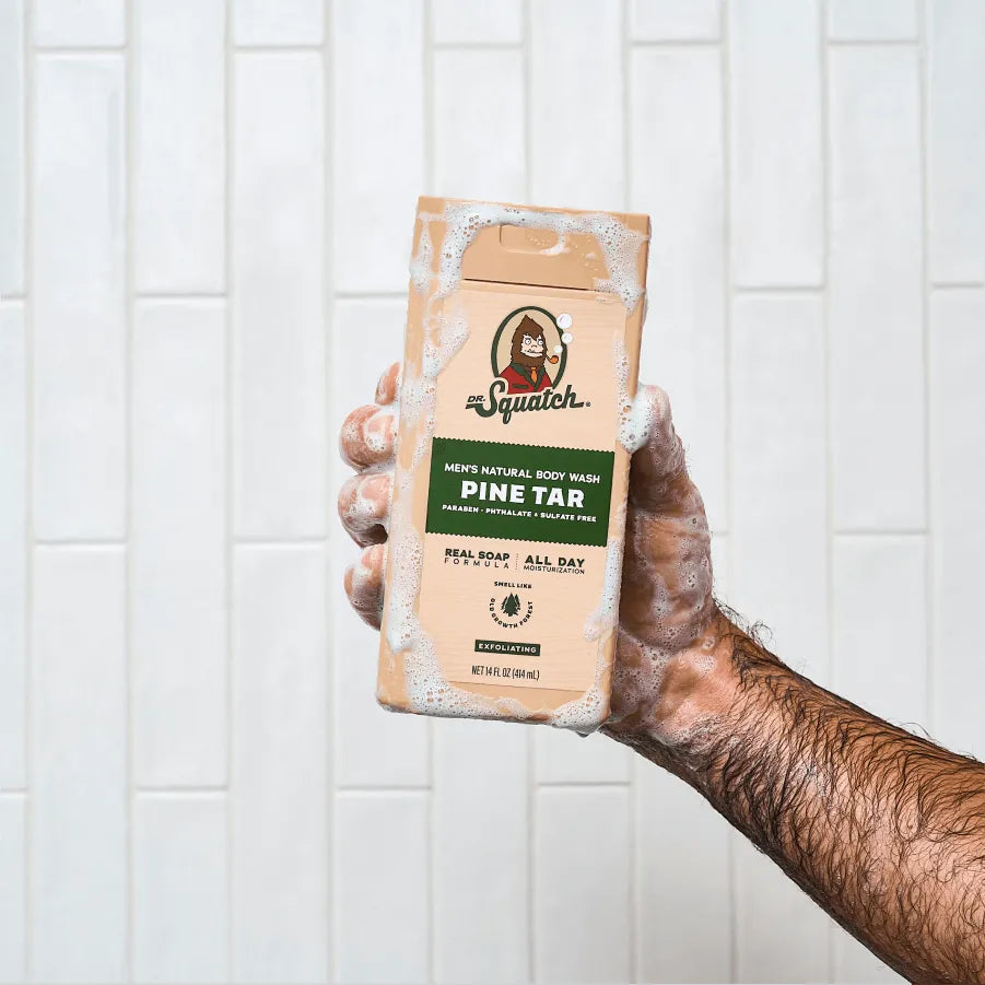 14 oz Pine Tar Exfoliating Body Wash