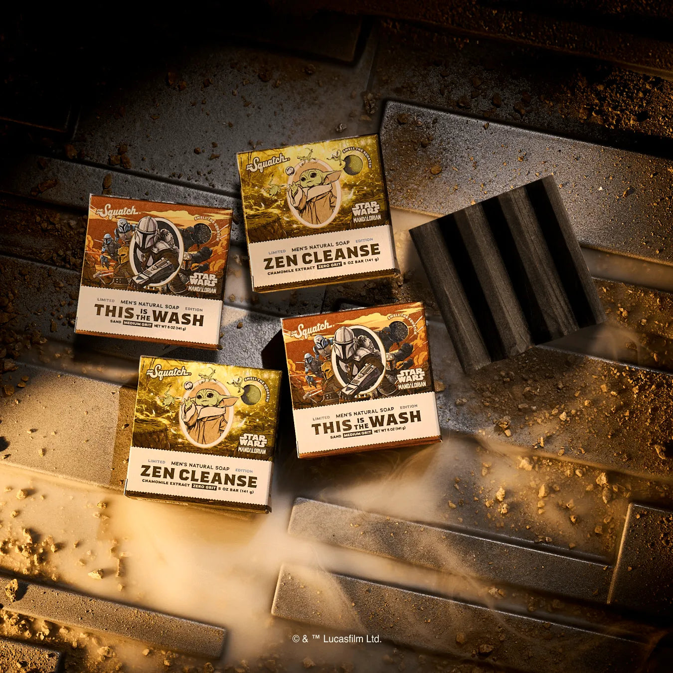 The Mandalorian 4-Pack + Soap Saver