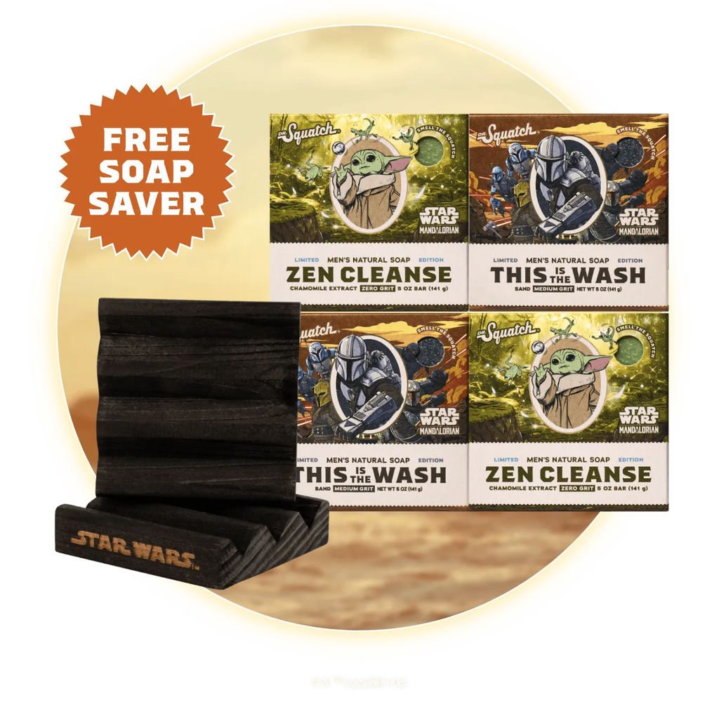 The Mandalorian 4-Pack + Soap Saver